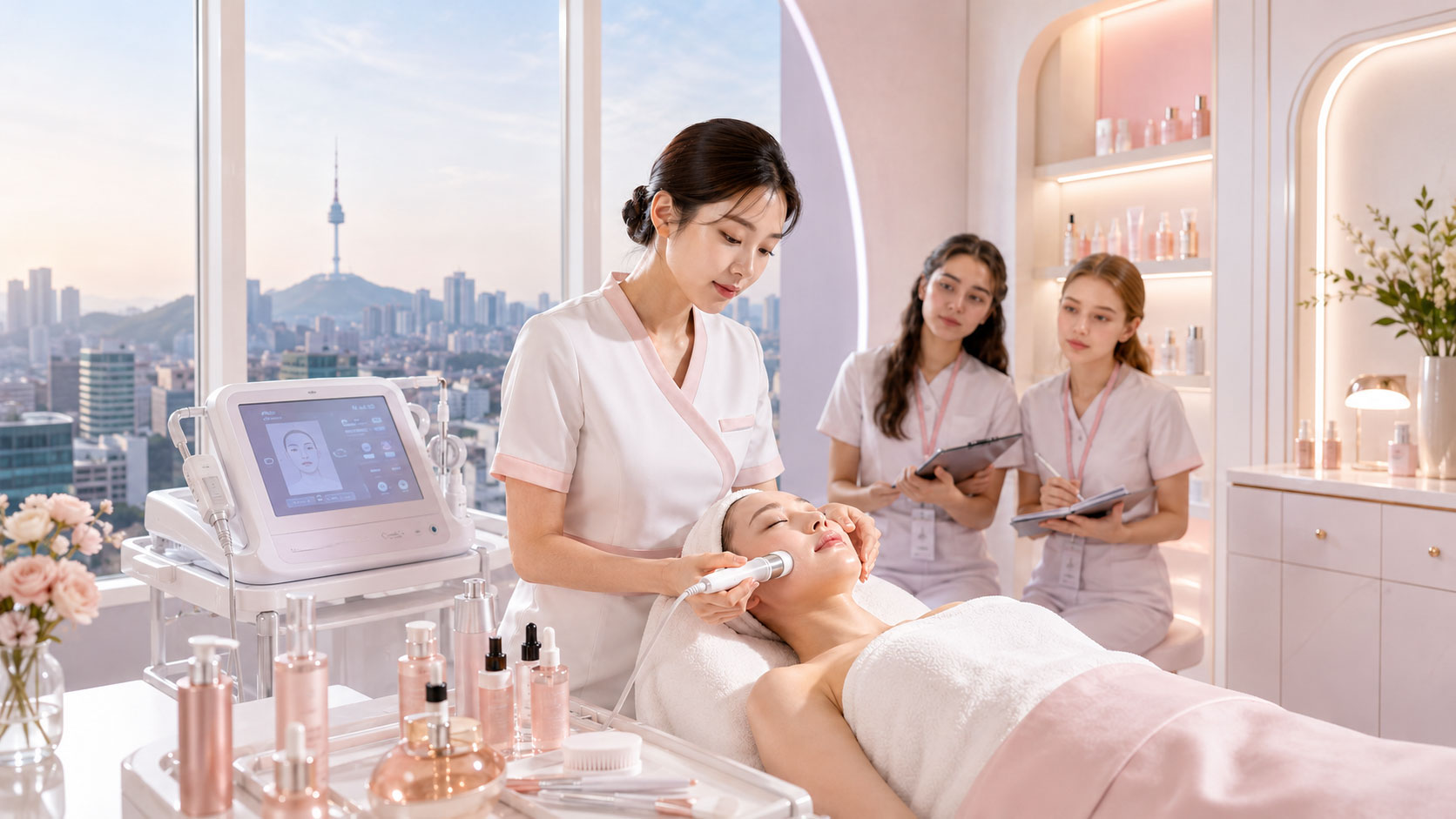 K-Beauty training in Seoul